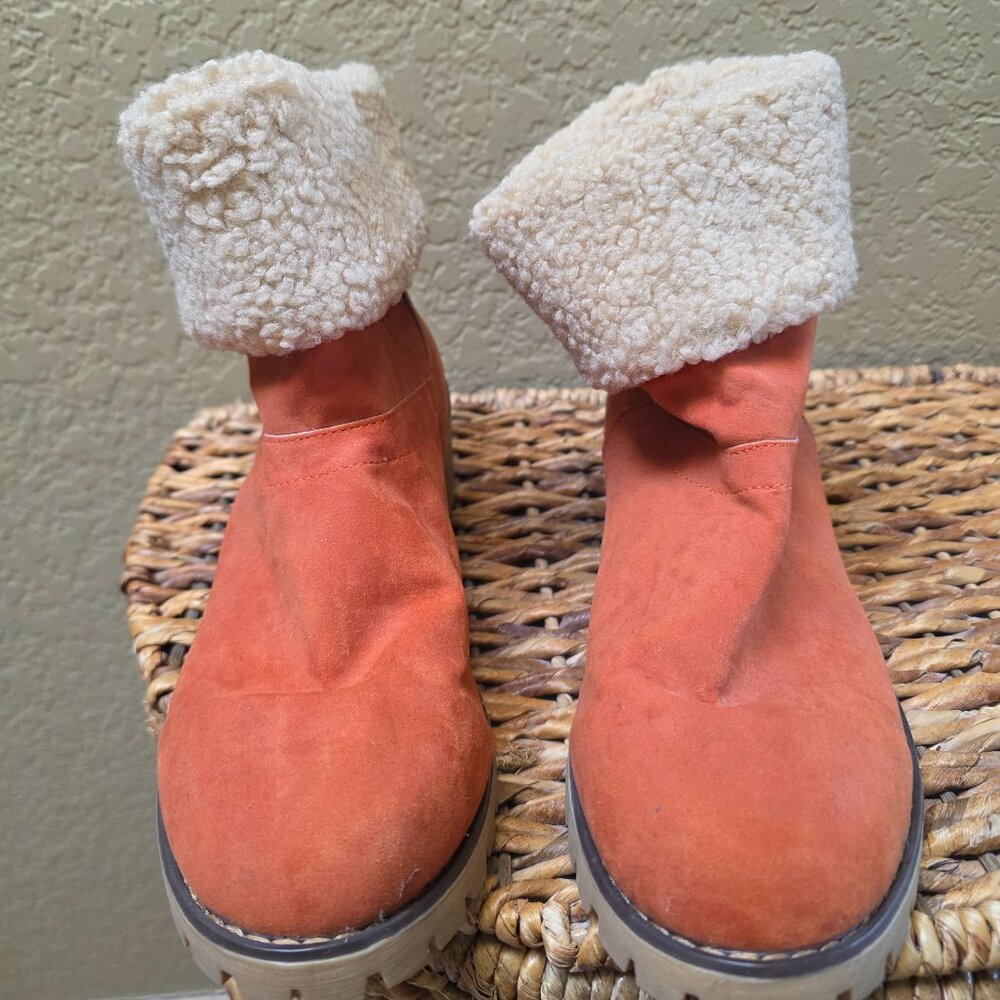 Fleece lined boots